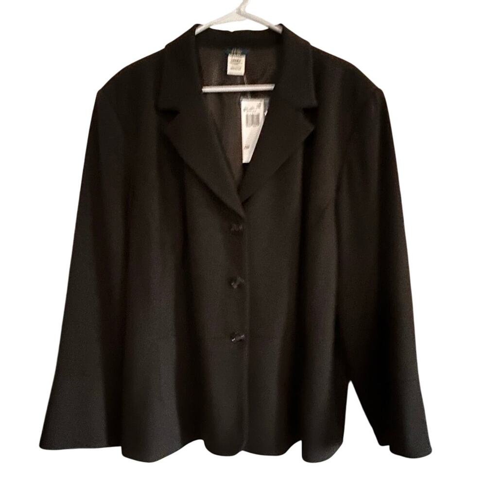HAWKSLEY & WIGHT NWT Dark Chocolate Women's Blazer Size 22W